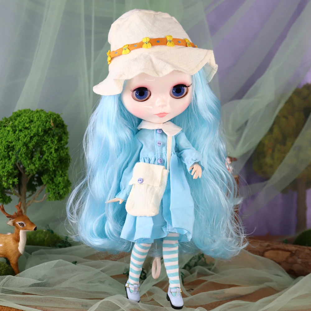 

ICY DBS Blyth Кукла Тяжелый Металл Волнистые Волосы Белая Кожа Совместное Тело Neo 1/6 BJD Ob24 Аниме Девушка Игрушки