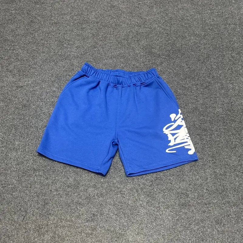 D American Cotton Print Ins Street Versátil Casual Cuello redondo Moda Pantalones cortos deportivos para hombres y adolescentes