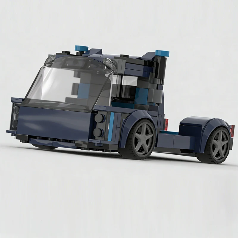 Speed Racing Car Model MOC Building Bricks Classic Transport Truck Modular Technology Children Holiday Gifts Assemble Toys Suit
