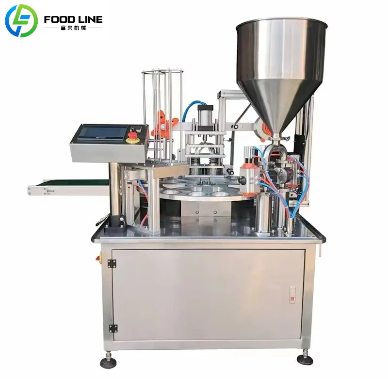 Small Factory Fully Automatic Rotary Liquid Filling Equipment Complete Liquid Packing Production Unit