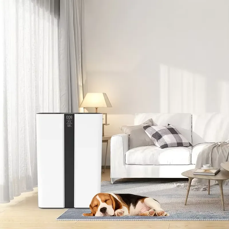 Portable Electrostatic Air Purifier Home Office Air Cleaner Remove Dust Smoke Pet Allergen Quiet Desktop Air Filter for Room