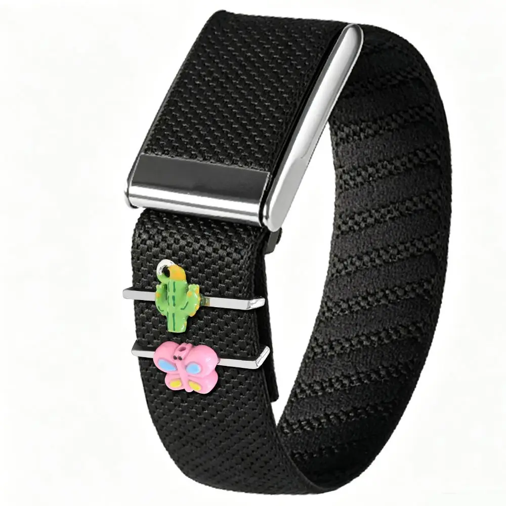 Metal Watch Strap Decorative Ring Strap Slide Charm Cartoonish Watchband Charms Ornament Jewelry Items for Whoop 5.0/5.0 MG/4.0
