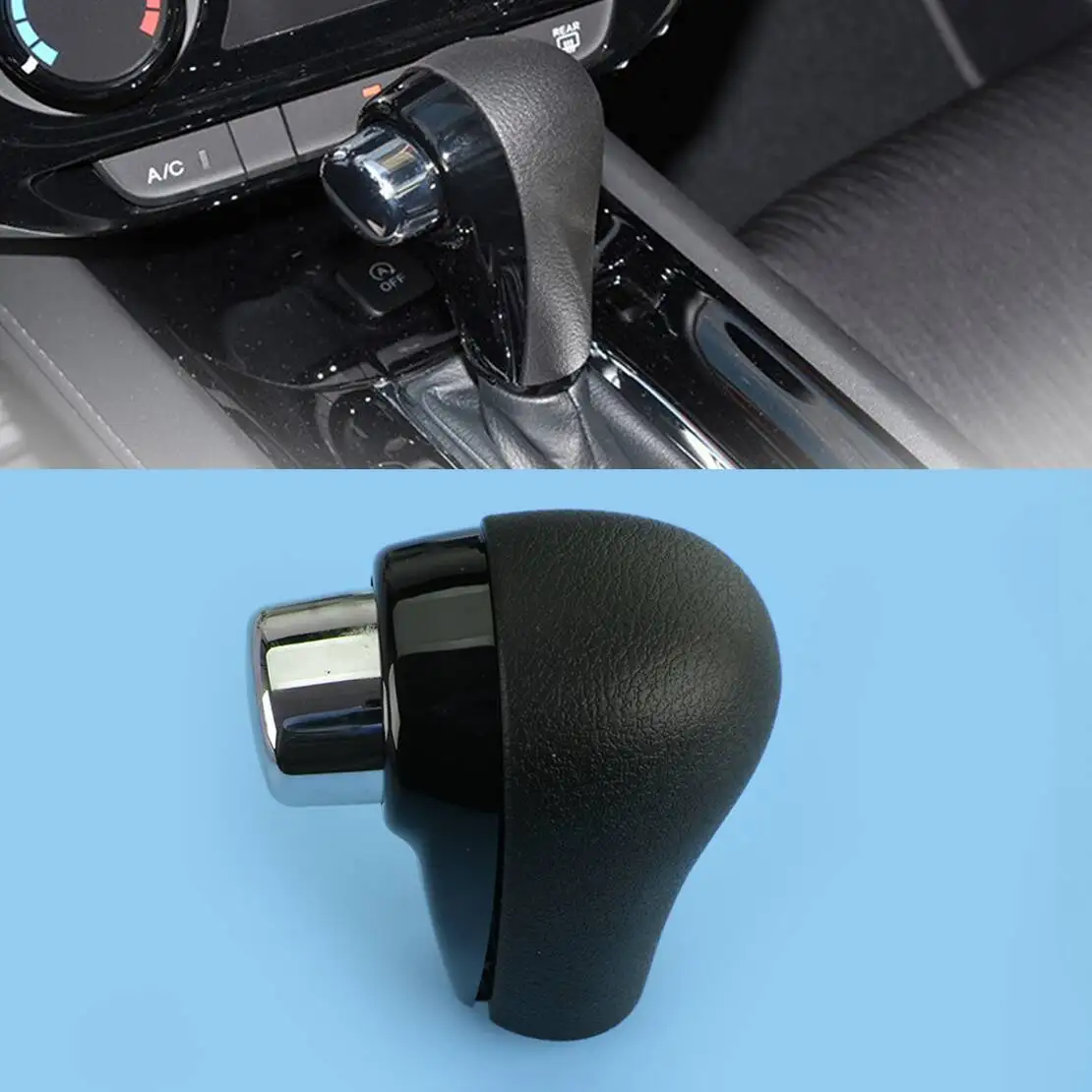 

54130-TV0-G51 Automatic Gear Shift Knob Lever Handle Fit For Honda HR-V Vezel 2016 2017 2018 2019 2020 2021 2022 Left Hand Drive