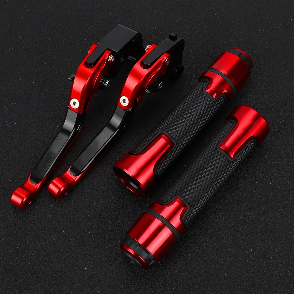 Motorcycle Adjustable Brake Clutch Levers & Handle Handlebar grips For HONDA VFR700F2 VFR 700F2 VFR700 F2 1986-1996 1997 1998