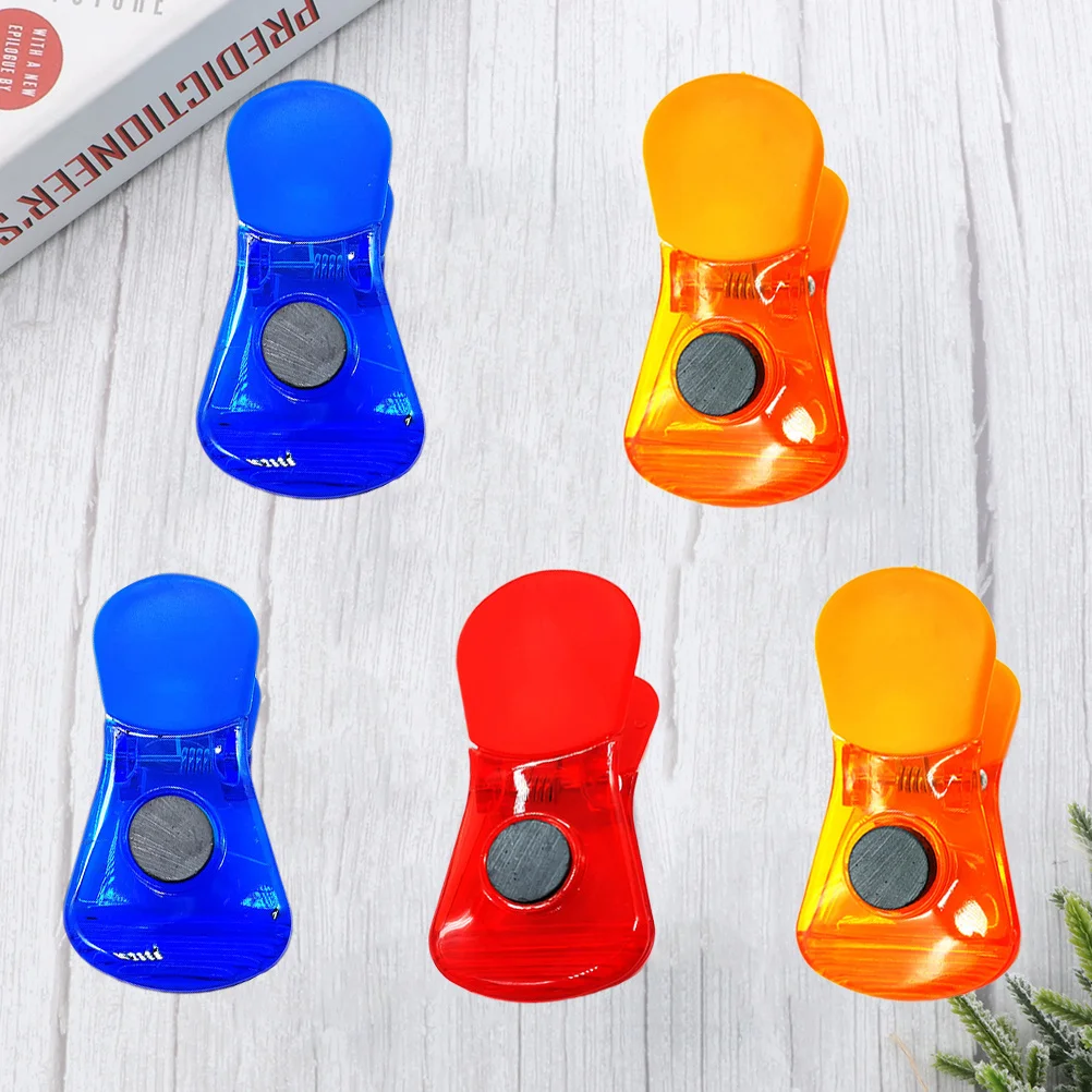 

5 шт. зажимы для запечатывания пакетов, многоразовые зажимы для запечатывания пищевых продуктов, многоцелевые зажимы для хранения закусок, кухни, офиса, дома, организации