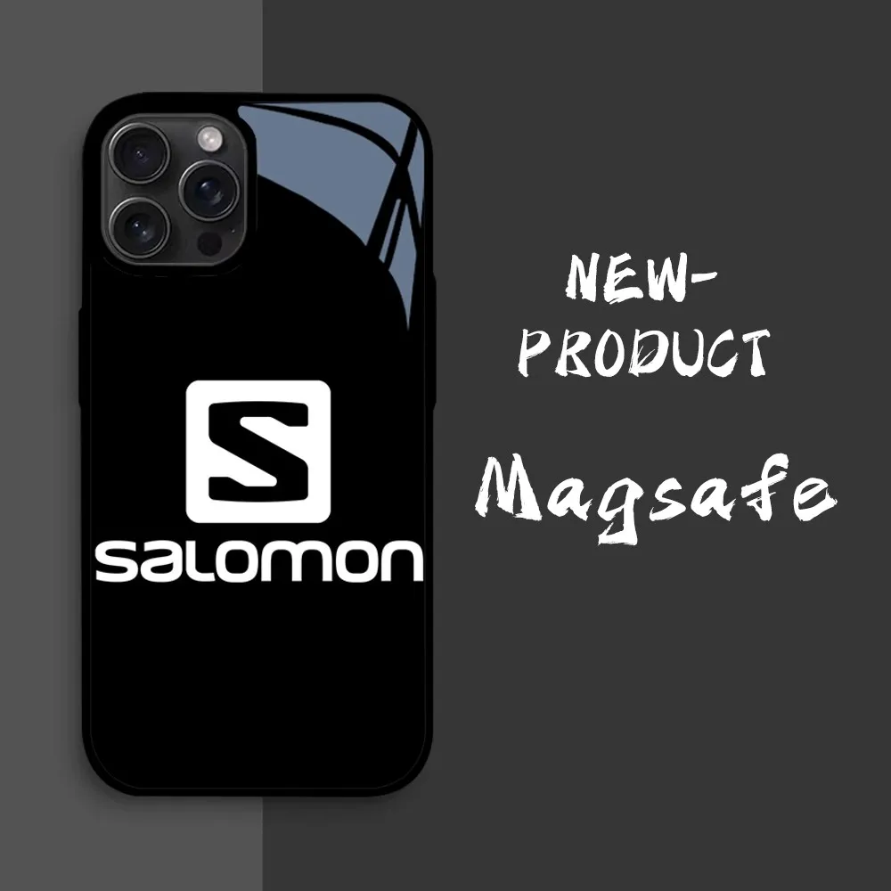 S-Salomon-LY Phone Case For IPhone16 15 14 13 12 11 Pro Xs Max Mini XR X 7 8 Plus Luxury Mirror Hard Funda