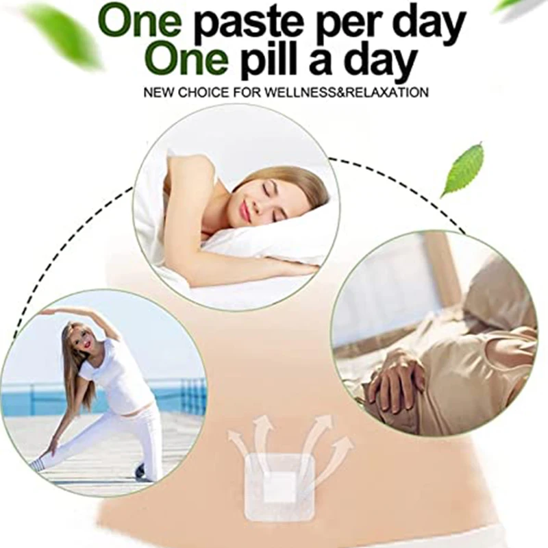 Natural Wormwood Essence Pills And Belly Sticker For Detoxification And Body Shaping To Improve The Quality Of Sleep