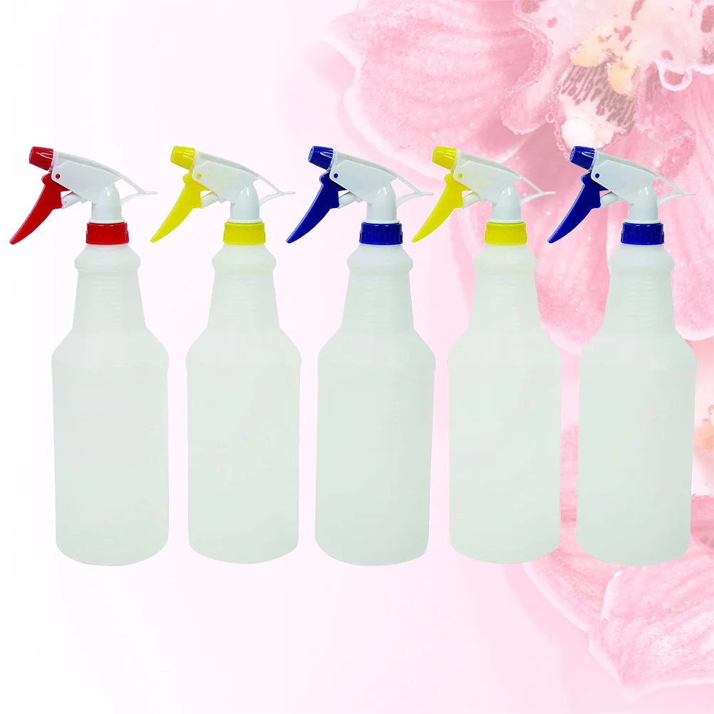 5 Pcs Empty Alcohol Dispenser Water Containers High Pressure Multi-use Sprayer Reasonable Design Bottle Labor-saving