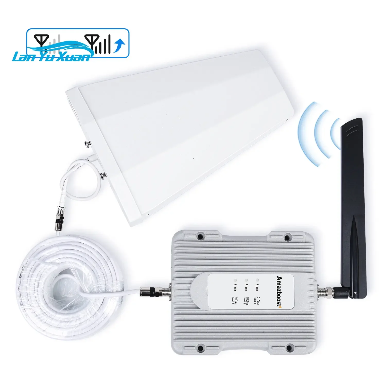 Universal Cellular Antenna Tri Band 900 1800 2100 Gsm/3g 2g/3g/4g Mobile Signal Booster/repeater/amplifier/extender