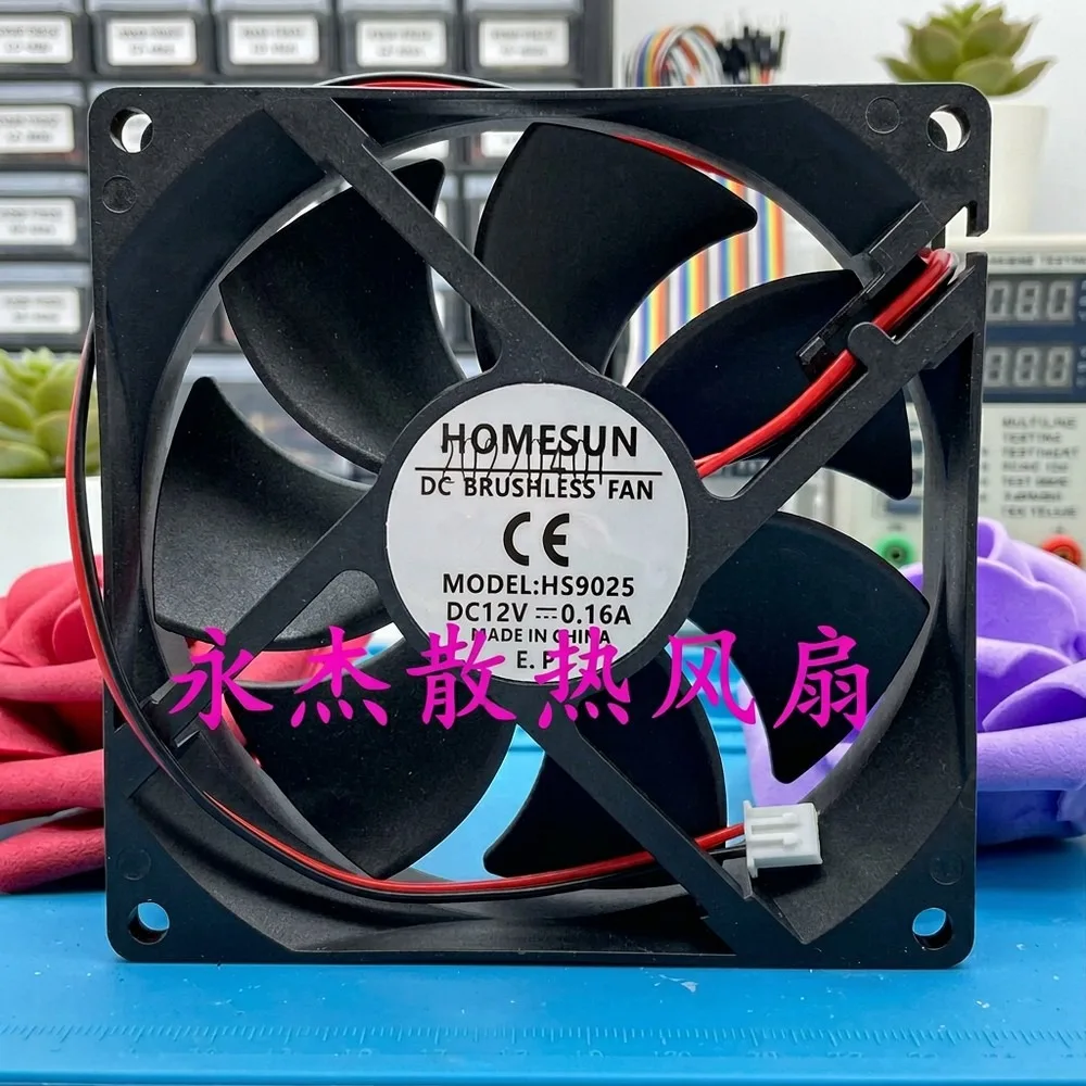 

For HOMESUN HS9025 DC12V 0.16A 9CM 2-Pin Mute Cooling Fan