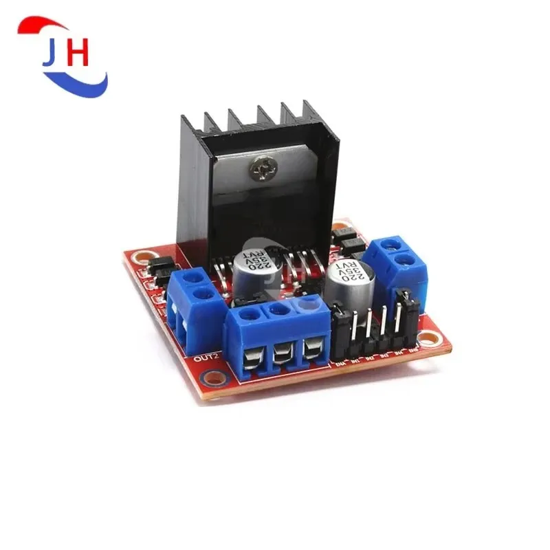 1PCS L298N New Dual H Bridge DC Stepper Motor Drive Controller Board Module L298 for Arduino Stepper Motor Smart Car Red Board