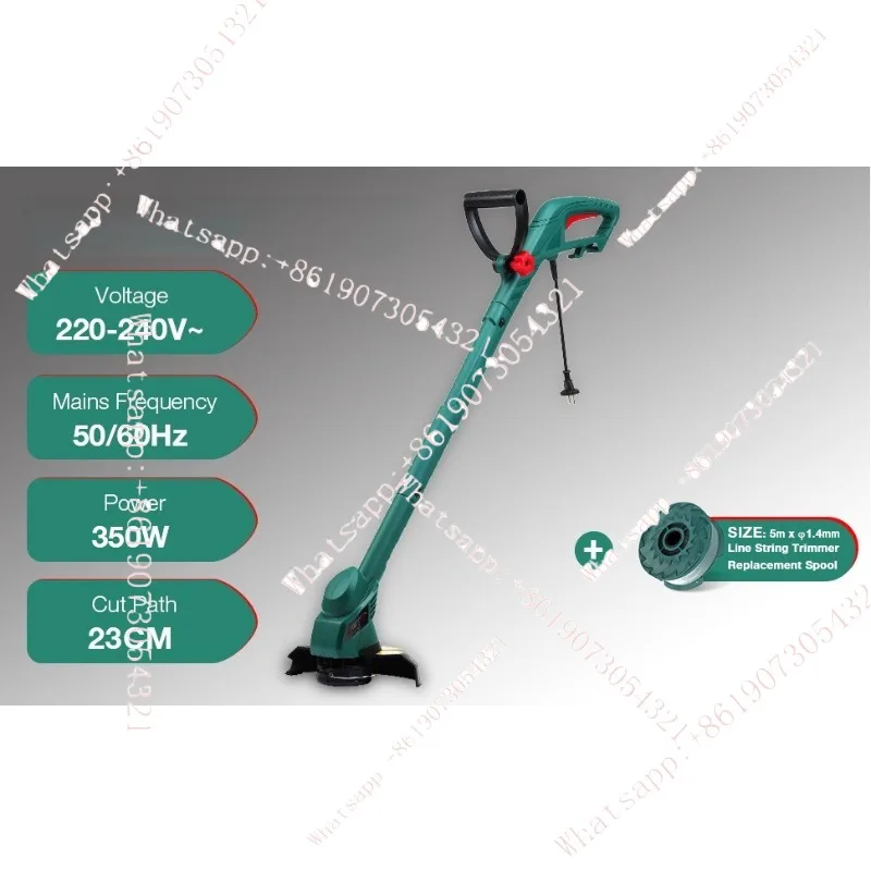 

Hot Selling Plug-in Electric Lawn Mower Small Household Lawn Machine Agricultural Multifunctional Garden Tool Artifact