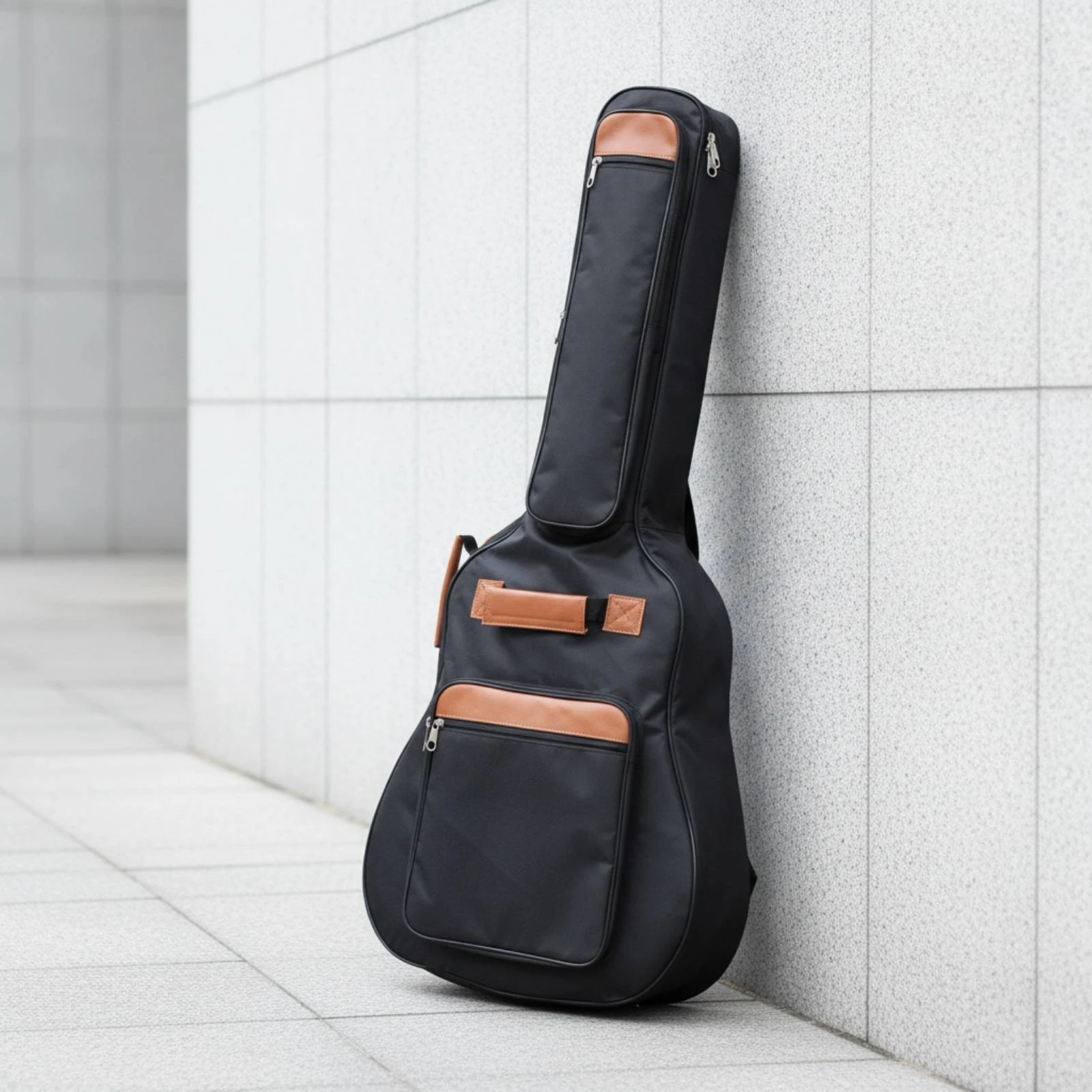Folk Guitar Bag Shielding Guitar Bag with Shoulder Straps Long-Lasting Reinforced for Guitarists, Travel, Lessons