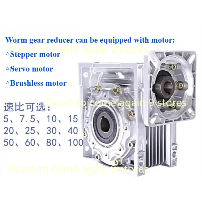 

Редуктор NMRV030 с турбо-шнековым механизмом, выход 14 мм, для шаговых двигателей Nema 23-57 мм, редуктор для двигателей постоянного тока