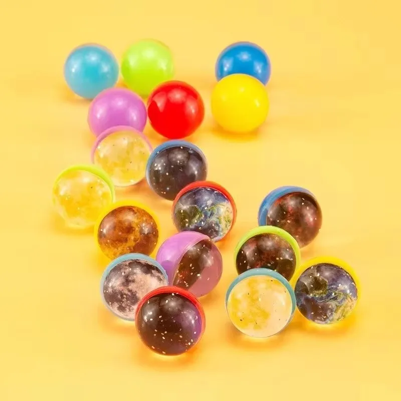 12 pezzi pianeta palla elastica per bambini palla rimbalzante giocattolo in gomma per interni ed esterni giocattoli cielo stellato palla elastica giocoleria palla da salto