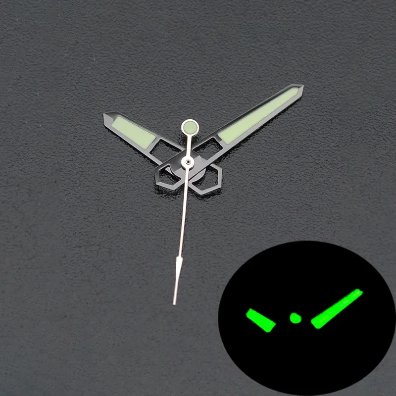 NH35 Watch Hands Blue Green Luminous Pointer Replace Parts Fits for Seiko NH35 4R35 4R36 7S26 Automatic Movement Hands Parts
