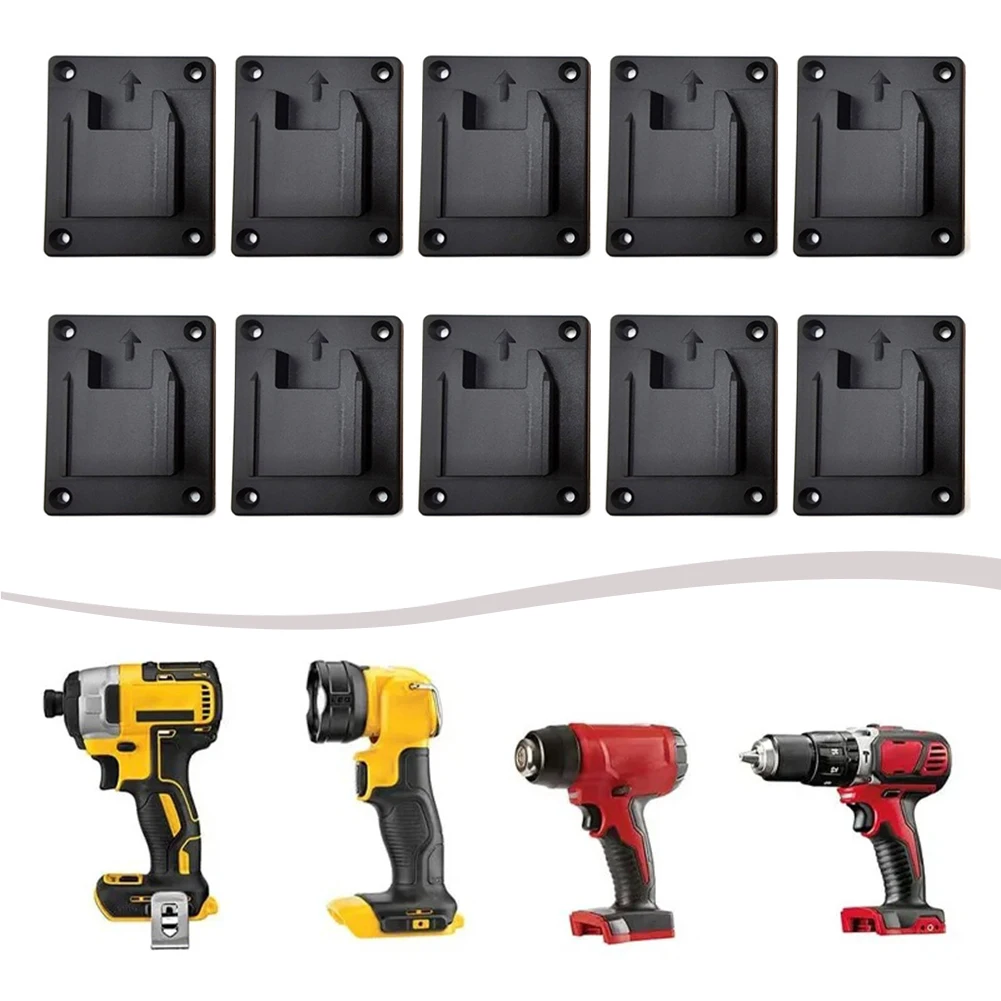 10pcs Tool Holder For Walls,workbenches,garages,workshops For 18 V Cordless Screwdriver Holder Wall Holder Organisation