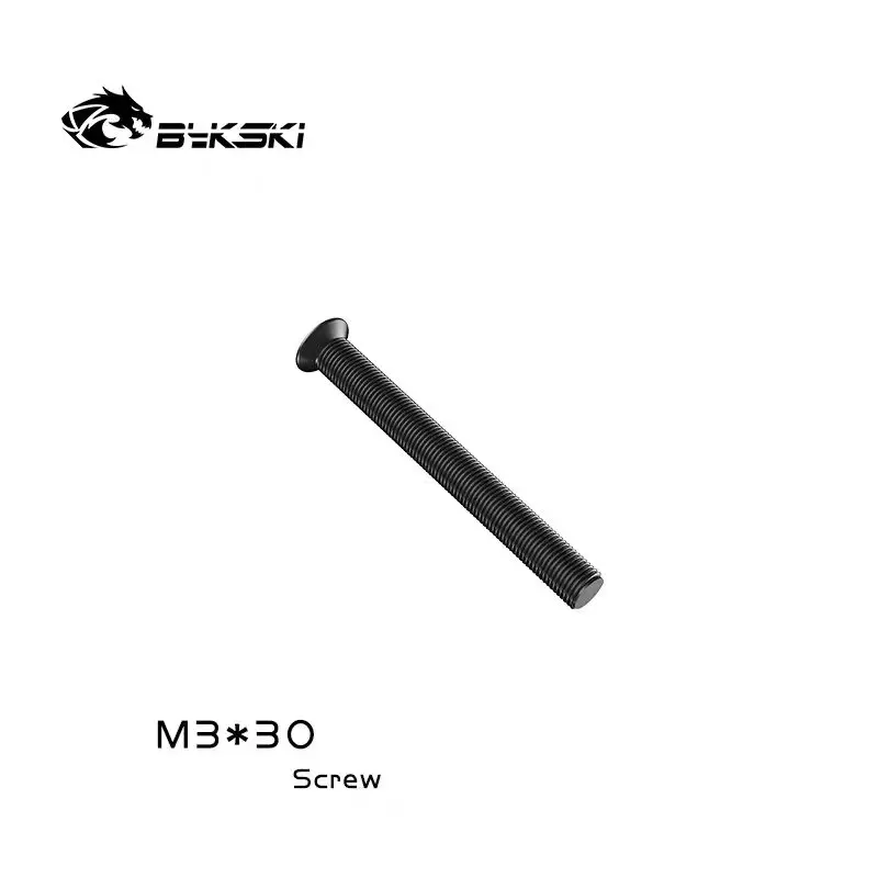Bykski M3X30 Computer Water Cooling Screw Water Cooling Accessories Black Installation Screw