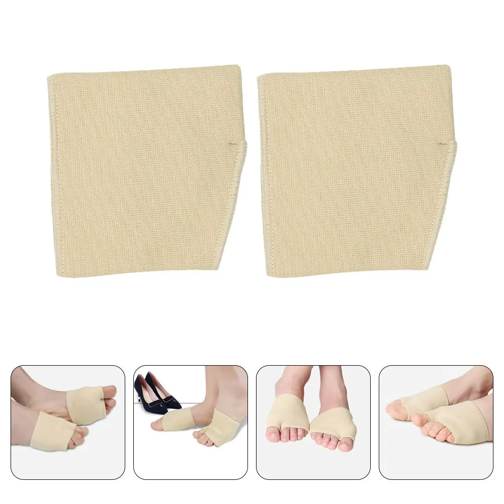 

2Pcs Supple Metatarsal Pads Elastic Forefoot Cover for Standing Walking Comfortable Sebs Rubber Metatarsal Pads