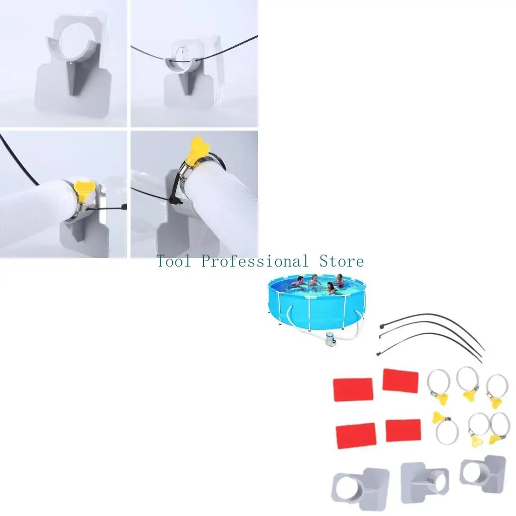 

57QF Комплексный шланг для надземного бассейна, полный монтаж, диаметр 1,25 дюйма, длина 59 дюймов, с обслуживанием при