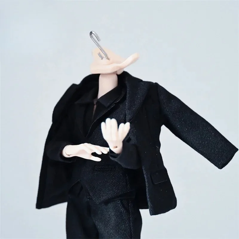 Maßstab 1:12, einfarbige Jacke, Weste, Hose, Anzug, Kleidungsmodell, passend für 6'' männliche BJD Asi 3.0 Romankey Actionfigur – Detail 3