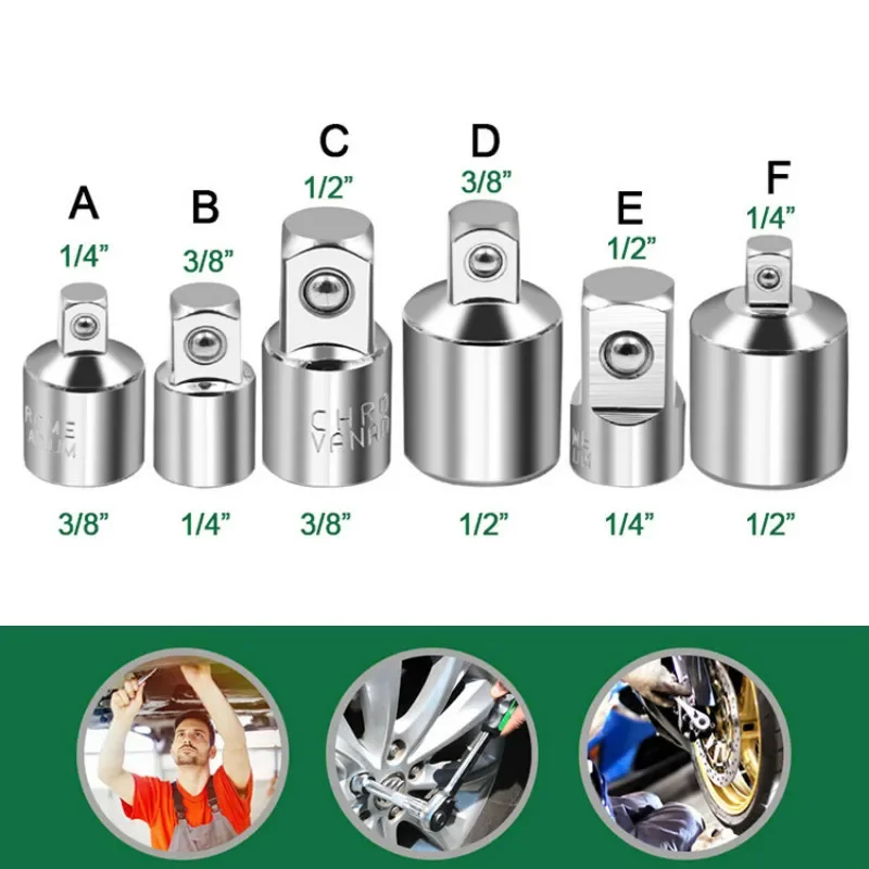 6PCS CR-V Steel Rat…