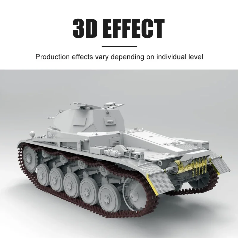 Gecko 모델 조립 스케일 모델 키트 16GM0008 독일군 탱크 Pz.kpfw II(Sd. Kfz.121) Ausf. A-B-C 1/35