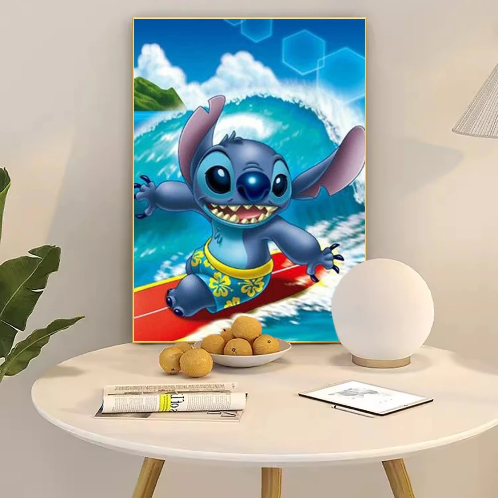 Cartoon Diamond Painting Disney Stitch New Collection Full Diamond Mosaic 5D DIY Cross Stitch Kits Diamond Art Home Decoration