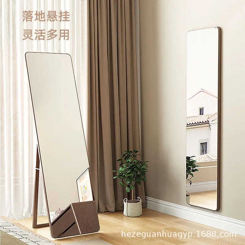 

Internet celebrities ins solid wood dressing mirror full mirror wall hanging