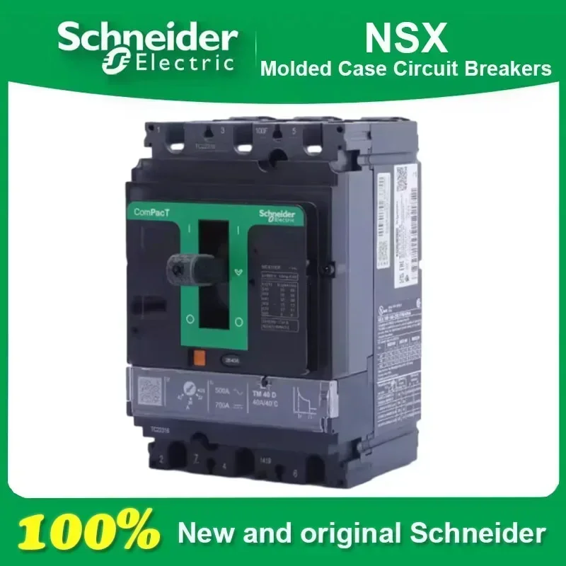 Original Schneider Electric NSX 4P NSX400F  MIC2.3 400 4P F C40F42D400 4P4D F C40F4TM400 Complete Molded Case Circuit Breaker