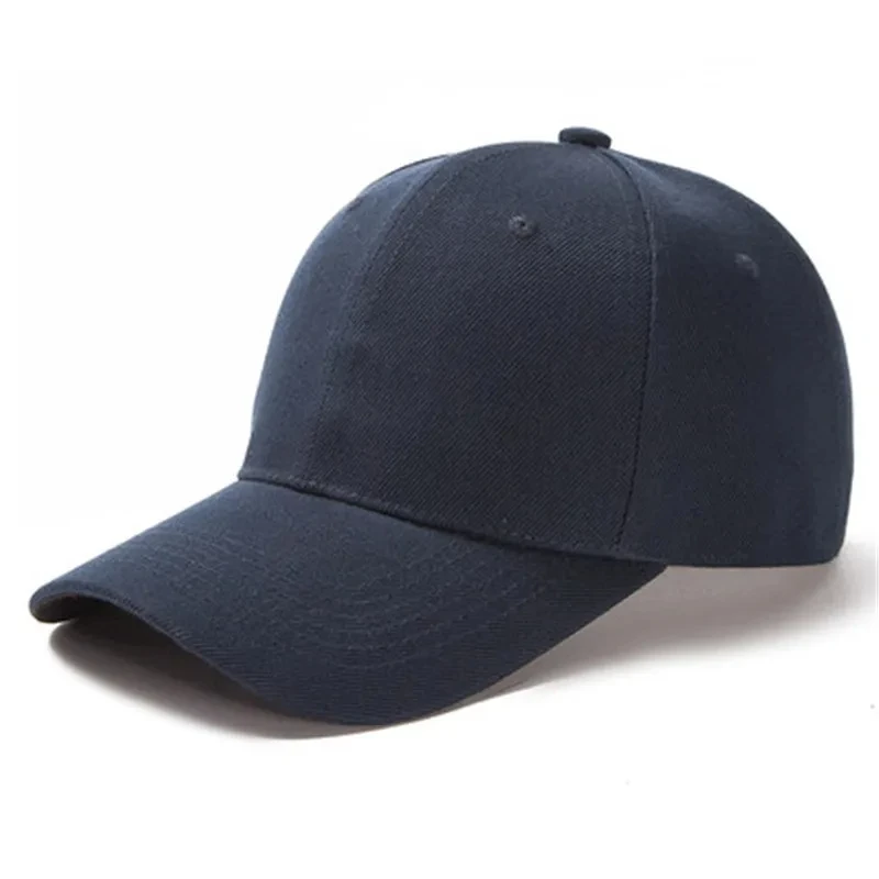 Effen kleur baseball caps voor dames heren zomerzonhoeden verstelbare snapback hoeden unisex straat hiphophoed zonneklep caps
