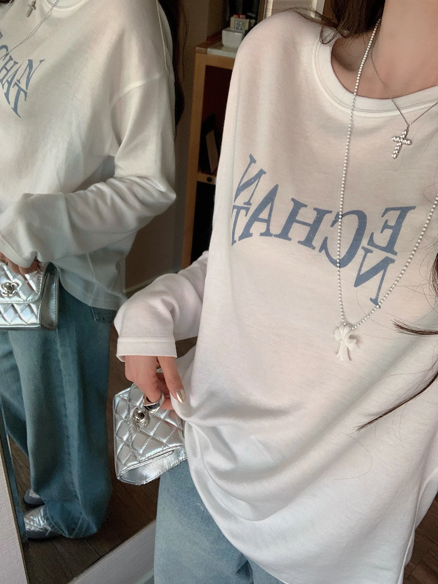 

Летняя охлаждающая футболка с защитой от солнца 'Raysel', рекомендованная владельцем магазина Mlancy, женская модная футболка, другой материал 00