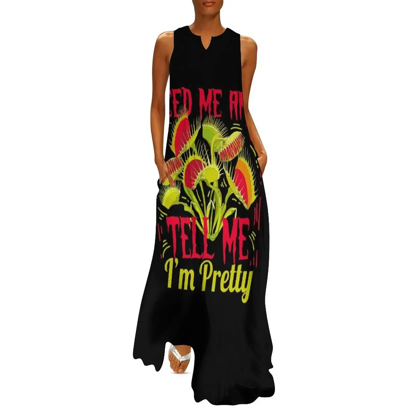 

Venus Fly Trap Related Succs Inspired Long Dress Woman fashion long dresses for women Women's summer skirt Dress
