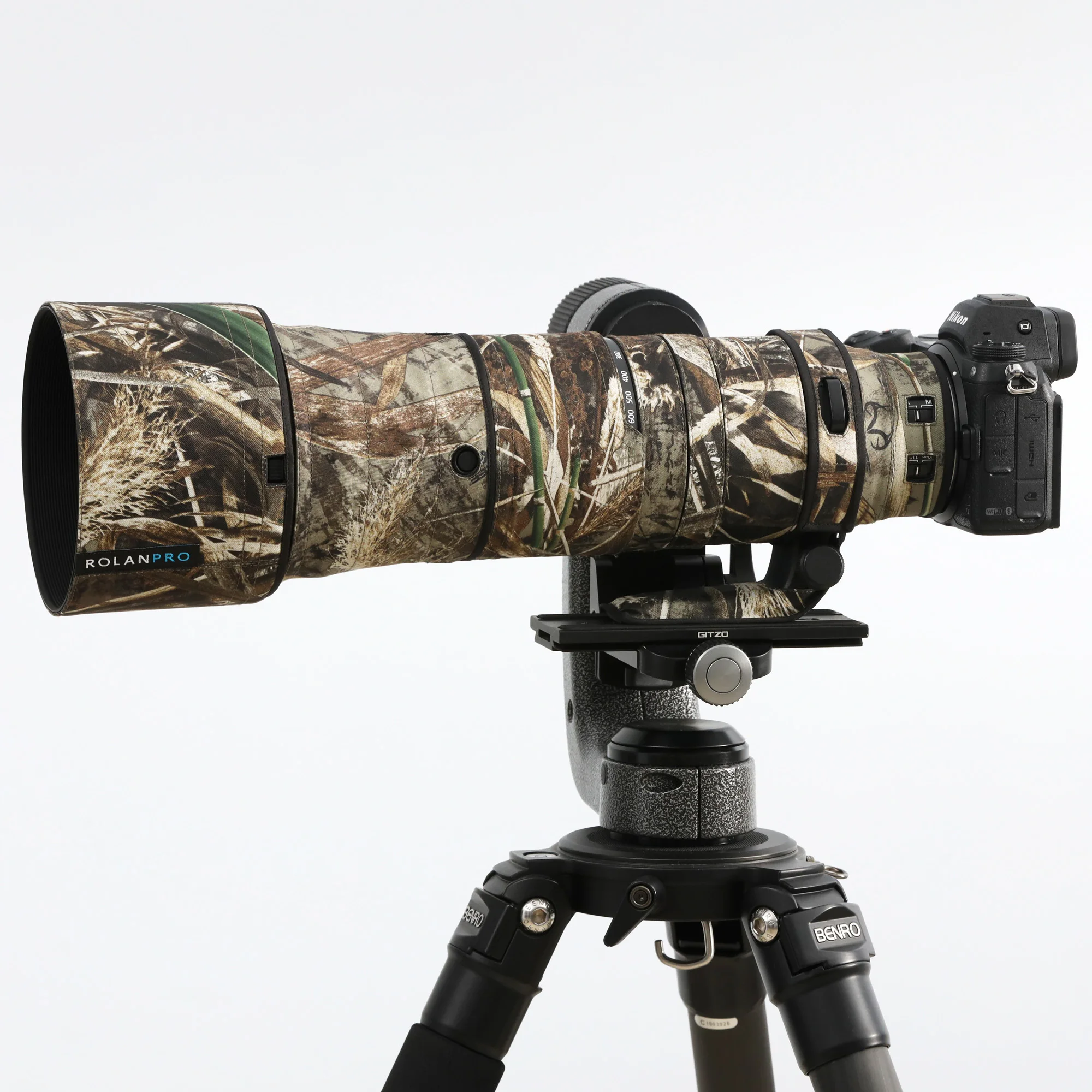 ROLANPRO Waterdichte Lensjas voor Nikon Z 180-600mm F/5.6-6.3 VR Lens Beschermhoes Nikon Z 180 600 Regenhoes Mouw
