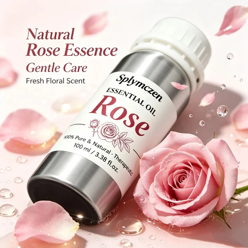 20/100ml Undiluted Rose Scent Oil, Reed Diffuser & Electric Aroma Diffuser Refill Oils, Home Fragrance Scented Liquid