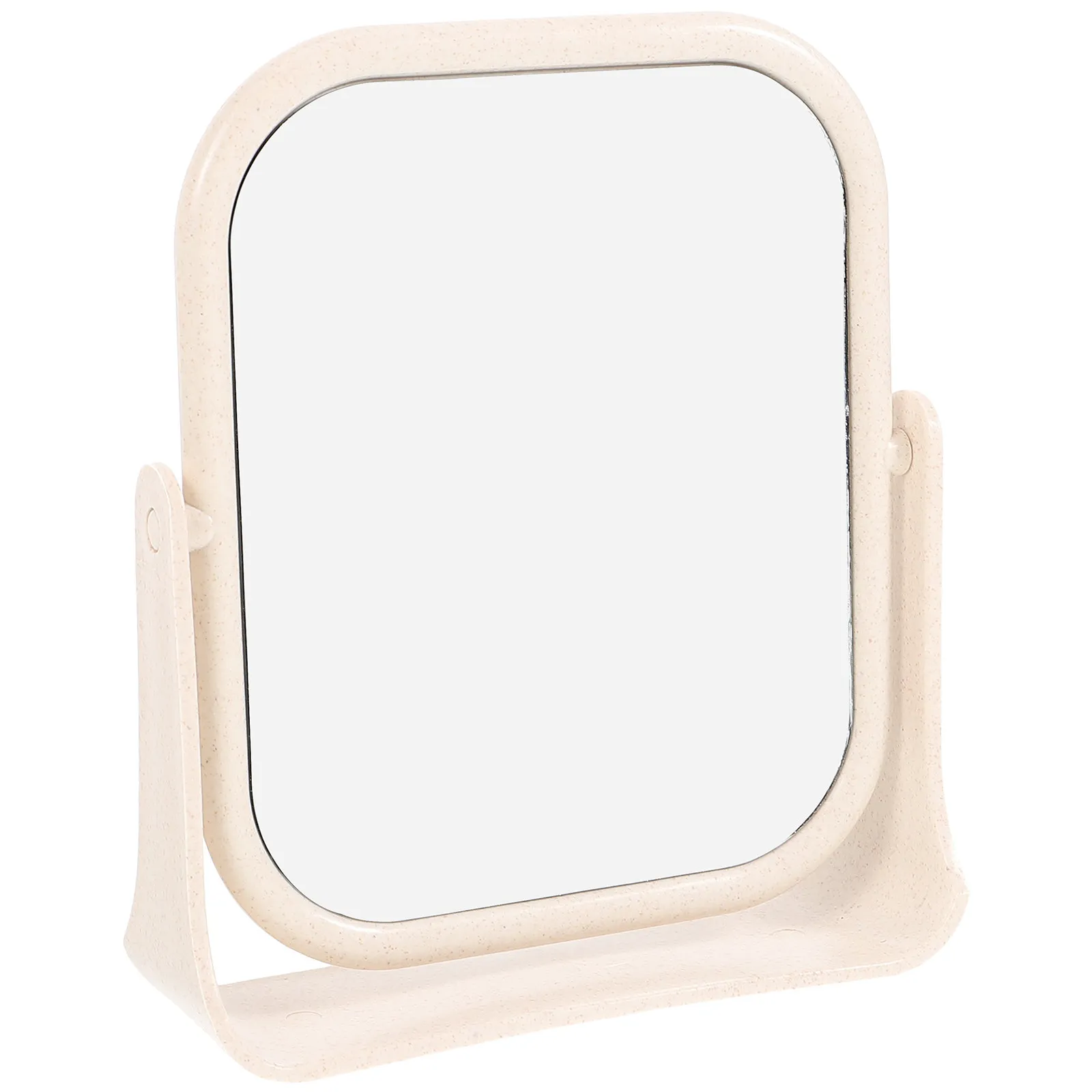 

Регулируемое поворотное настольное зеркало для макияжа, двустороннее, для туалетного столика, компактное, легко перемещаемое