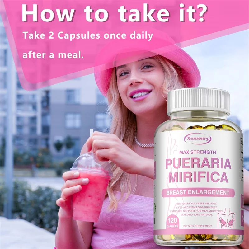 Pueraria Mirifica - Promotes Women's Health, Makes Breasts Fuller, Hormone Metabolism, Relieves Menopause, Non-GMO - Image 5