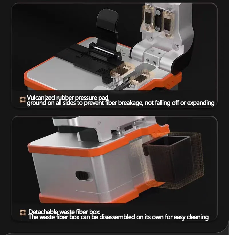 Imagem -06 - Totalmente Automático Fibra Óptica Elétrica Cutelo Recarregável Cortador de Cabo Ftth Fibra Óptica Alta Precisão Q1s