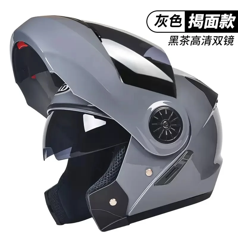 3C certified electric motorcycle helmet, men's and women's four season universal motorcycle dual mirror safety helmet