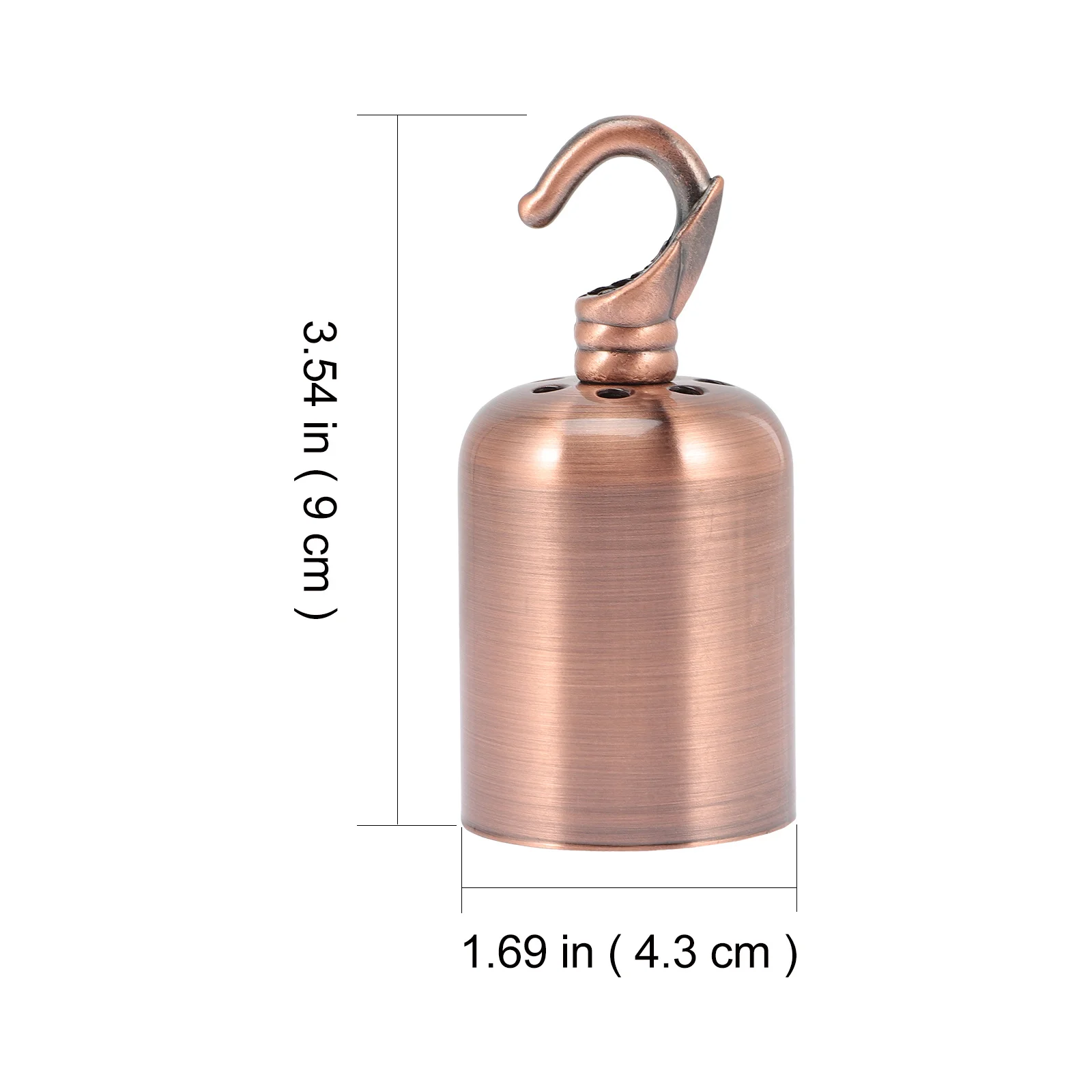 

2Pcs E27 Light Socket Bulb Holder Threaded Lamp Socket Replacement Built-in Hook for Bedroom Living Room Office Light Sockets