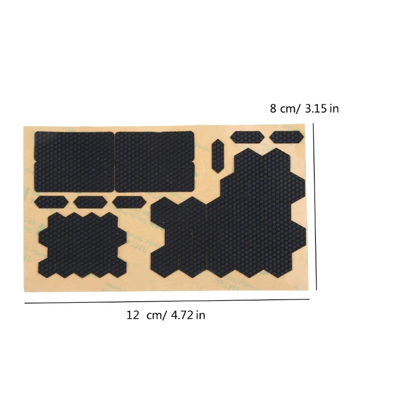 Pegatina para teclados ratón DIY, agarre antideslizante, mantiene Control, minimiza deslizamiento, nuevo