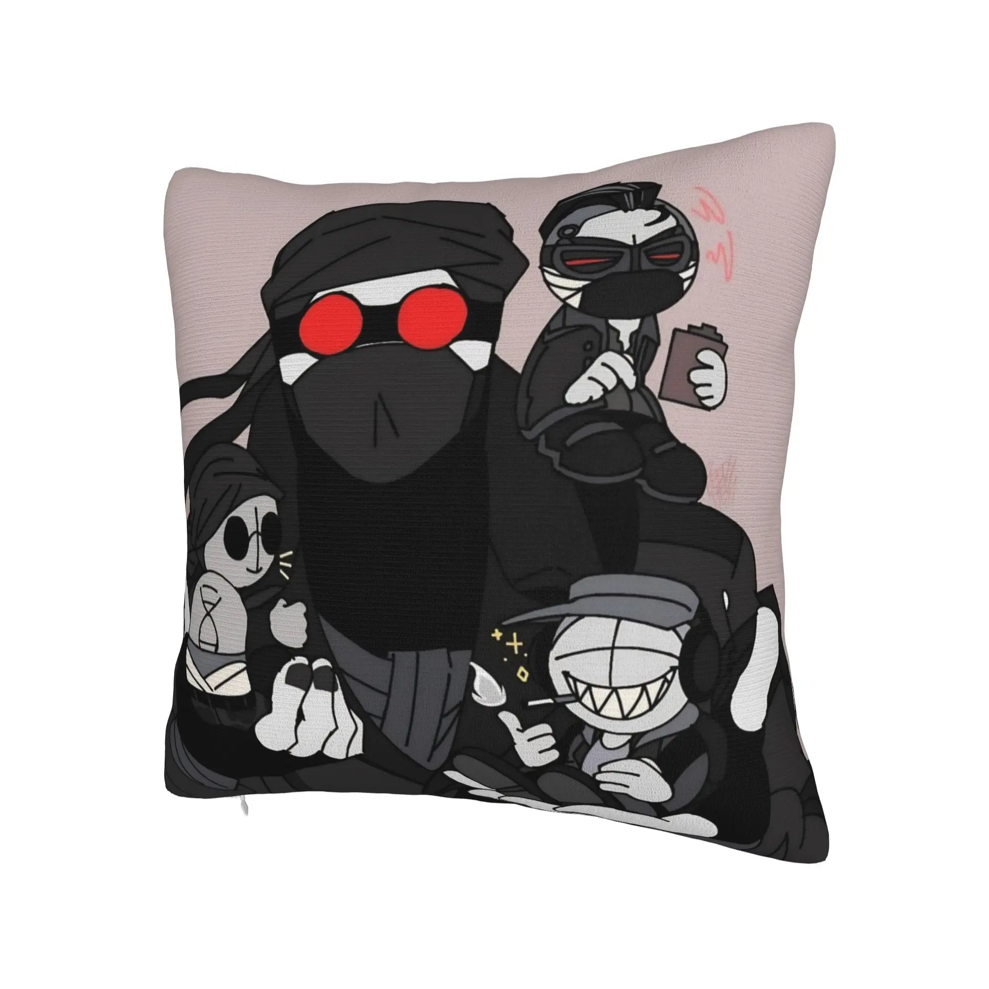 Decorative Pillow Covers MADNESS COMBAT Hank Merch Seater  Throw Pillow Case Cover Zipper Multi-Size