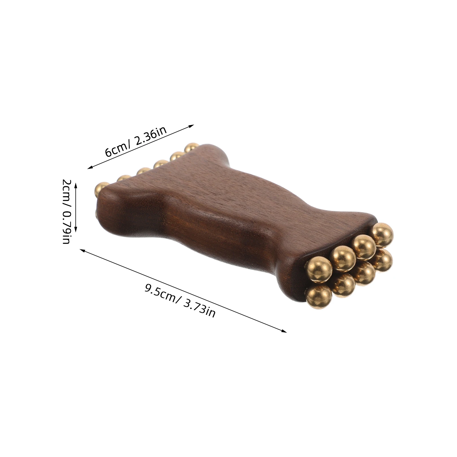 Houten gezichtsmassager Natuurlijke kralen Ergonomisch ontwerp voor gezicht-nekmassage Draagbaar beeldhouwenhulpmiddel voor dagelijks huidverzorging Routine