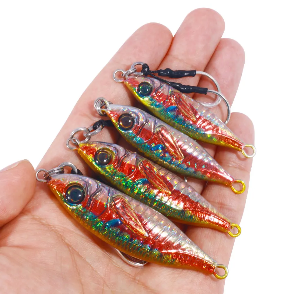 NEWUP Shore Casting Metal  Jig Lure saltwater 31.9g 40g 62g 81.7g Slow Jig Spoon Spinning Bait Bass Tungsten Fishing Lure