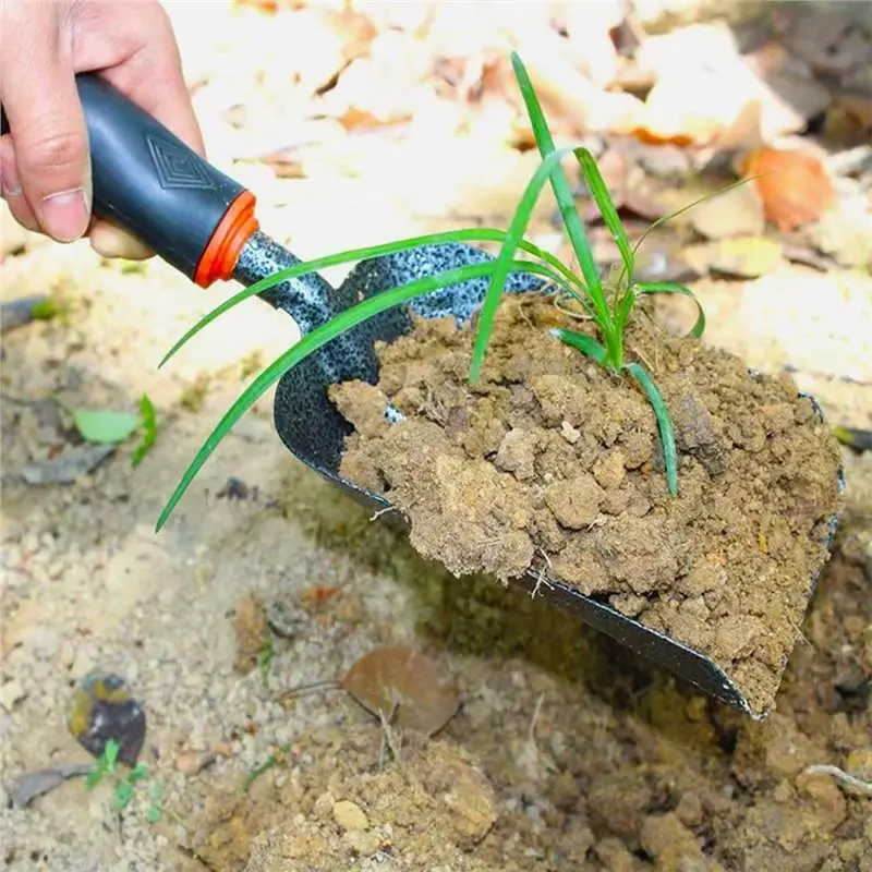ABZV-Pala Attrezzi da giardinaggio Attrezzi da giardinaggio domestici Pala Pala da giardinaggio Grande pala per terreno in acciaio inossidabile Pala per camino