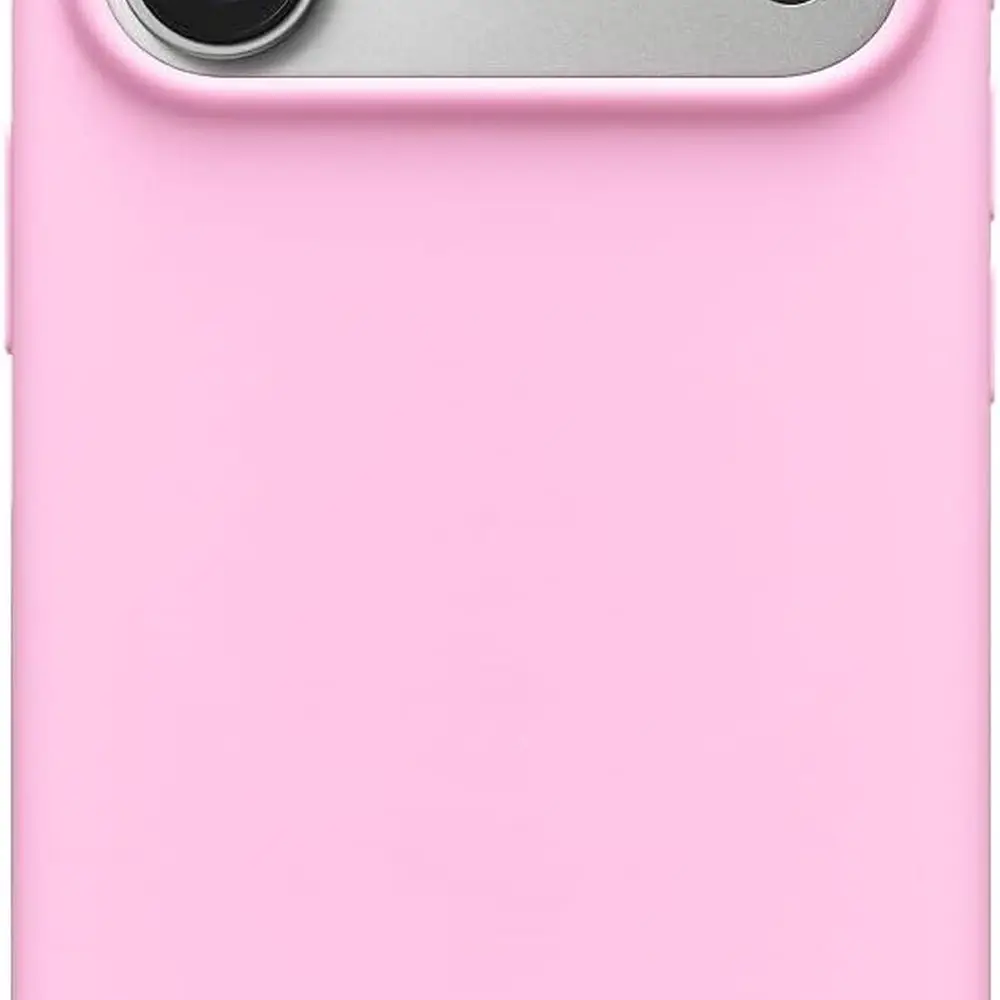 

Matte Pebble Pink iPhone 17 Pro Case with MagSafe & Camera Protection, Microfiber Interior