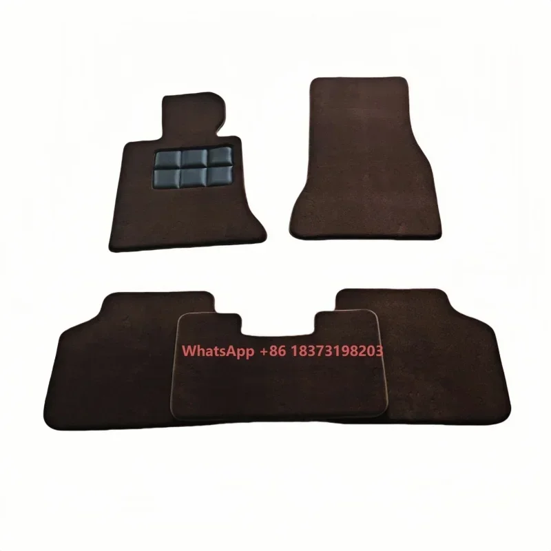 

Премиальные автомобильные коврики из 100% шерсти для BMW 5 серии LWB Седан, 20 мм, плюшевый ворс, прямые поставки с завода