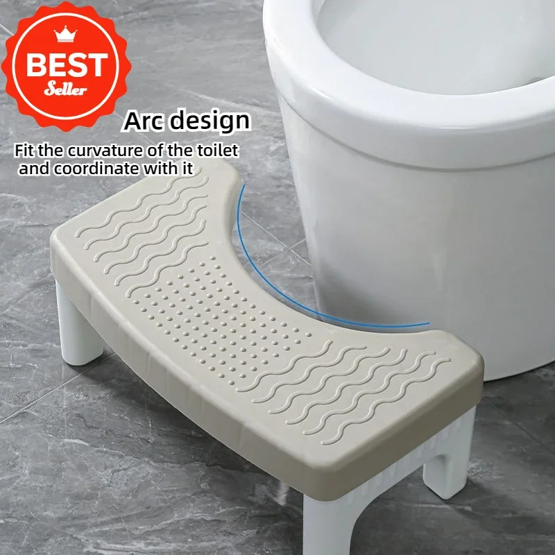 1 PCS Toilet Squat Stool Removable Non-slip Toilet Seat Stool Portable Squat Stool Home Adult Bathroom Accessories