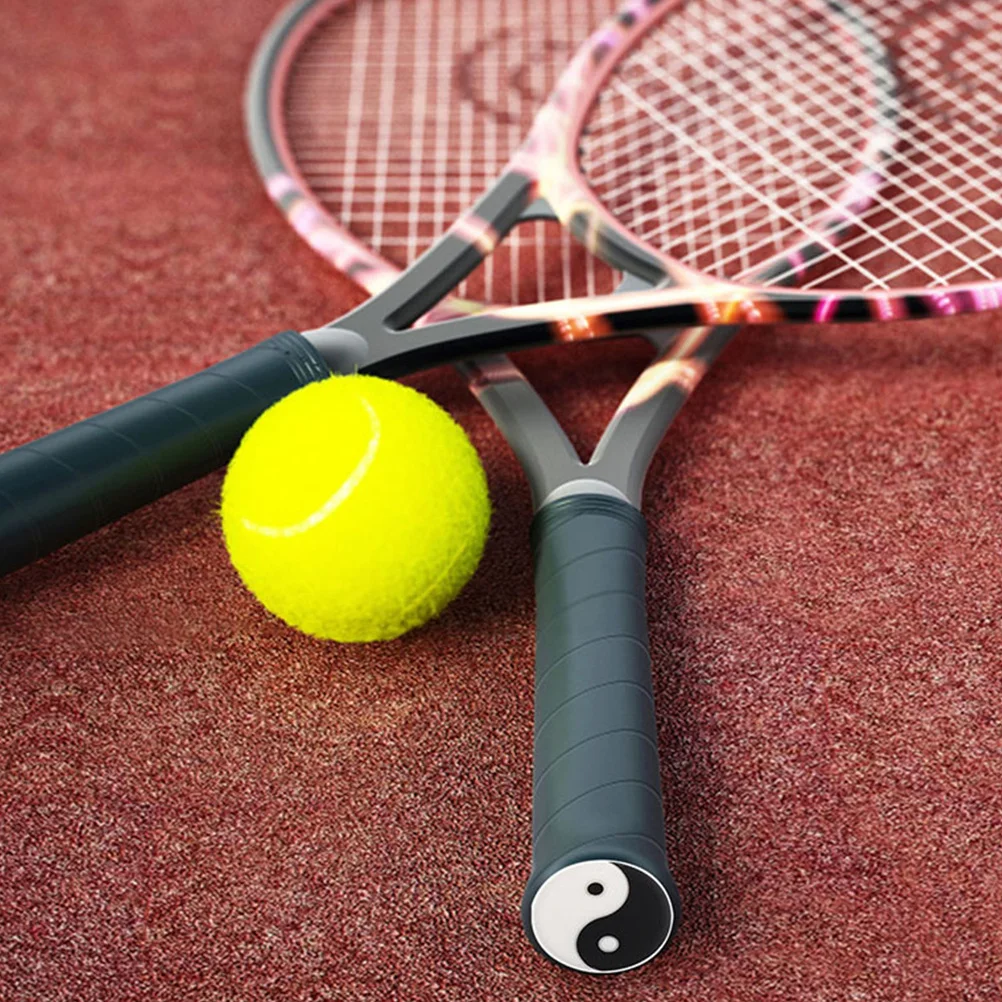 

6pcs Tennis Racket Dampener Silicone Vibration Absorber Shock Reduction Improved Control Lightweight Portable Easy Install