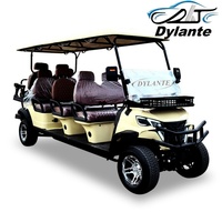 Affordable Custom Golf Cart, 150W Solar Panel Powered Off Road Golf Cart, Lithium Battery (72V120AH), Electric Golf Cart